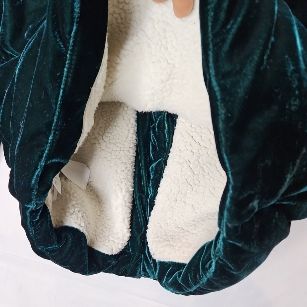 Abercrombie & Fitch Green Hooded Jacket Puffer Coat AF Size 11/12 - Picture 12 of 16